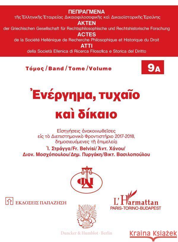 Akt, Zufall und Recht  9783428193707 Duncker & Humblot - książka