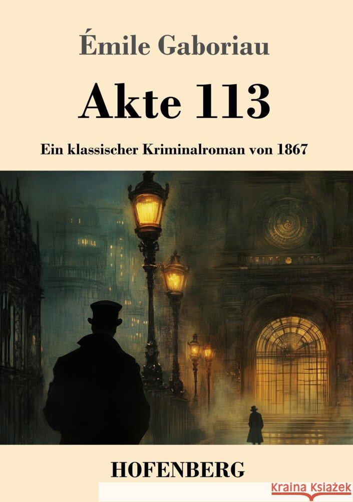 Akte 113 Gaboriau, émile 9783743749405 Hofenberg - książka