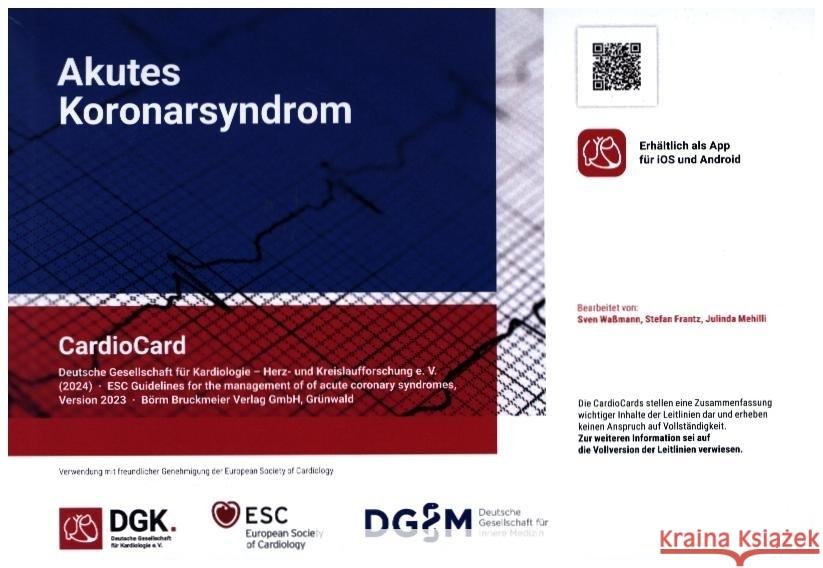 Akutes Koronarsyndrom  9783898626781 Börm Bruckmeier - książka