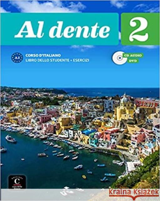 Al dente 2 + audio download: Libro dello studente + Esercizi. A2 Simone Bonafaccia 9788416657759 Difusion Centro de Publicacion y Publicacione - książka