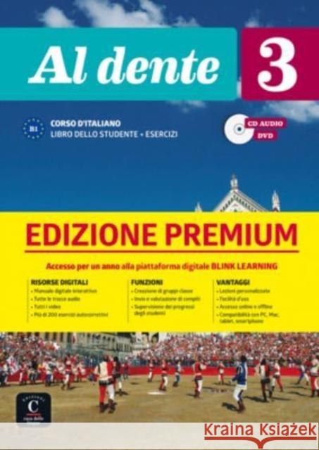 Al dente 3 Premium Libro dello studente + esercizi. B1  9788417710859 Difusion Centro de Investigacion y Publicacio - książka