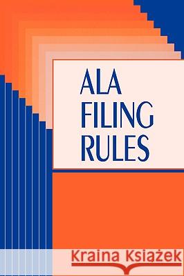 ALA Filing Rules American Library Association             Rtsd Filing Committee 9780838932551 American Library Association - książka