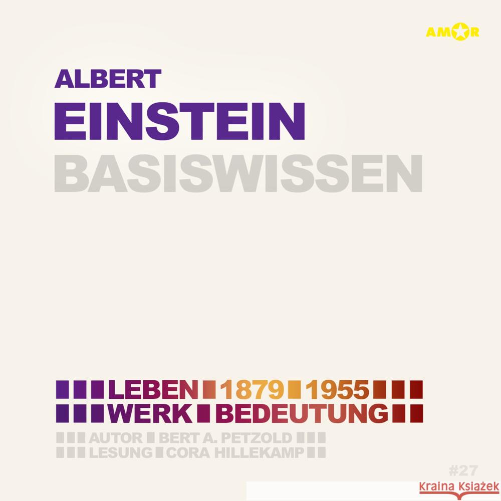 Albert Einstein (2 CDs) - Basiswissen Petzold, Bert Alexander, Braun, Richard 9783947161867 Amor Verlag - książka
