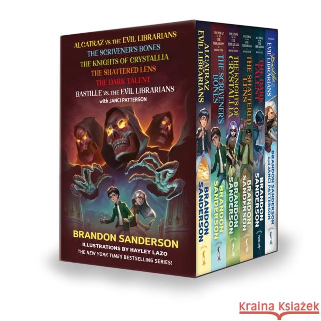 Alcatraz Versus the Evil Librarians TPB Boxed Set: Books 1-6 Brandon Sanderson 9781250886699 Tor Publishing Group - książka