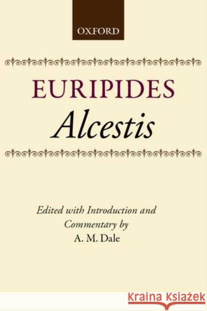 Alcestis Euripides 9780198720973 Oxford University Press, USA - książka