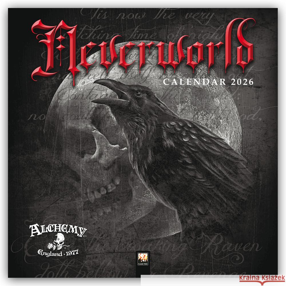 Alchemy: Neverworld Wall Calendar 2026 (Art Calendar) Flame Tree Studio 9781835623206 Flame Tree Publishing - książka