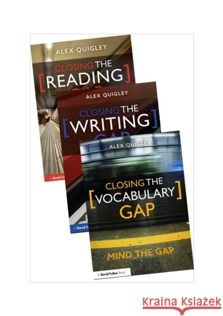 Alex Quigley Closing the Gap 3 Book Bundle Alex Quigley 9781041089568 Taylor & Francis Ltd - książka