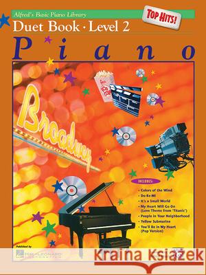 Alfred's Basic Piano Library Top Hits Duet 2 E L Lancaster, Morton Manus 9780739008355 Alfred Publishing Co Inc.,U.S. - książka