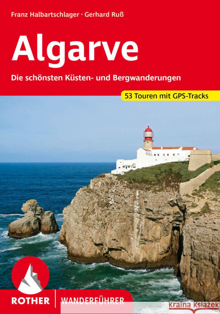 Algarve Halbartschlager, Franz, Ruß, Gerhard 9783763346998 Bergverlag Rother - książka