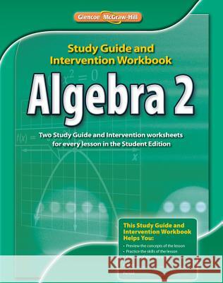 Algebra 2, Study Guide & Intervention Workbook McGraw-Hill Education 9780078908613 McGraw-Hill Education - Europe - książka