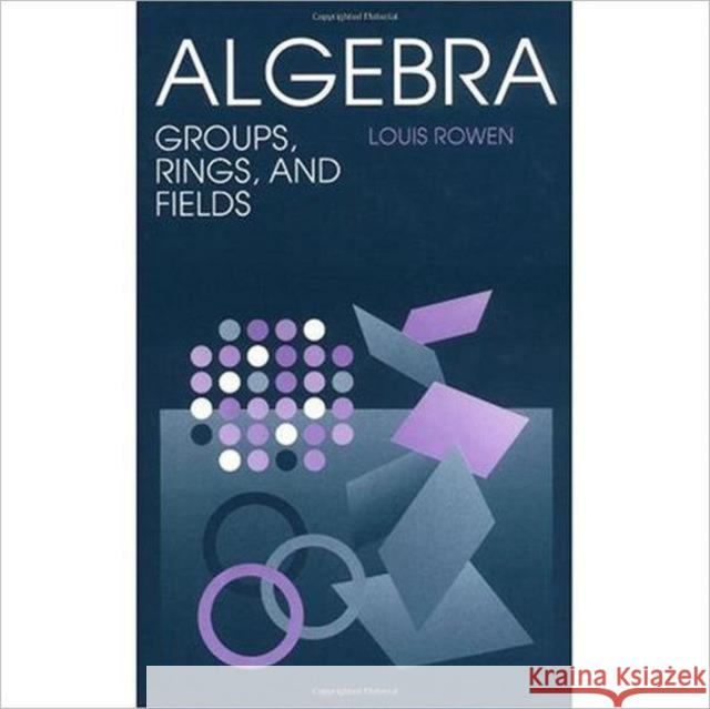 Algebra Groups Rings & Fields Rowen, Louis 9781568810287 AK Peters - książka