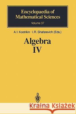 Algebra IV: Infinite Groups. Linear Groups Ol'shanskij, A. Yu 9783642081002 Springer - książka