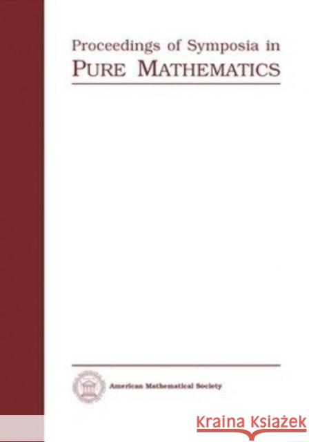 Algebraic and Geometric Topology  9780821814734 American Mathematical Society - książka