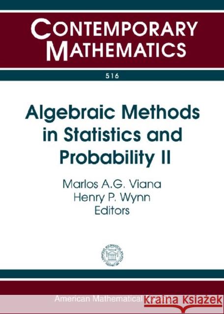 Algebraic Methods in Statistics and Probability II  9780821848913 AMERICAN MATHEMATICAL SOCIETY - książka