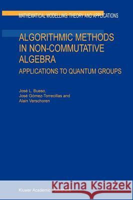 Algorithmic Methods in Non-Commutative Algebra: Applications to Quantum Groups Bueso, J. L. 9789048163281 Not Avail - książka