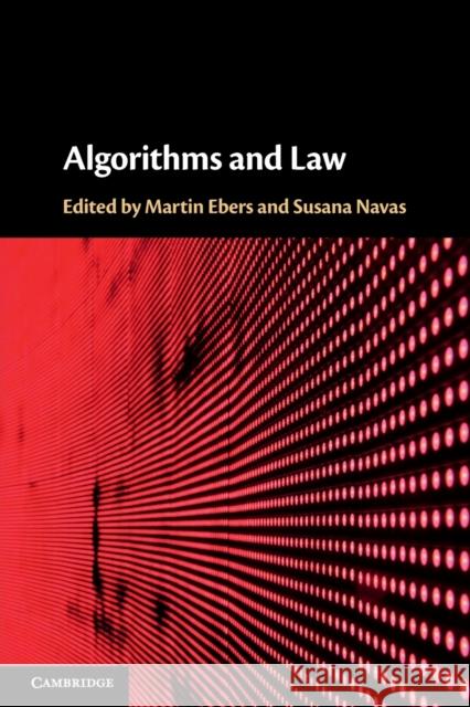 Algorithms and Law  9781009356381 Cambridge University Press - książka