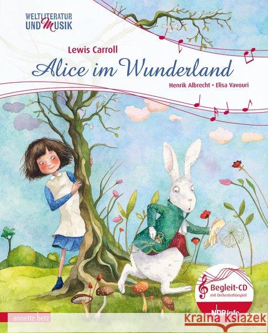 Alice im Wunderland, m. Audio-CD : Bilderbuch. Gekürzte Ausgabe Carroll, Lewis; Albrecht, Henrik 9783219118070 Betz, Wien - książka