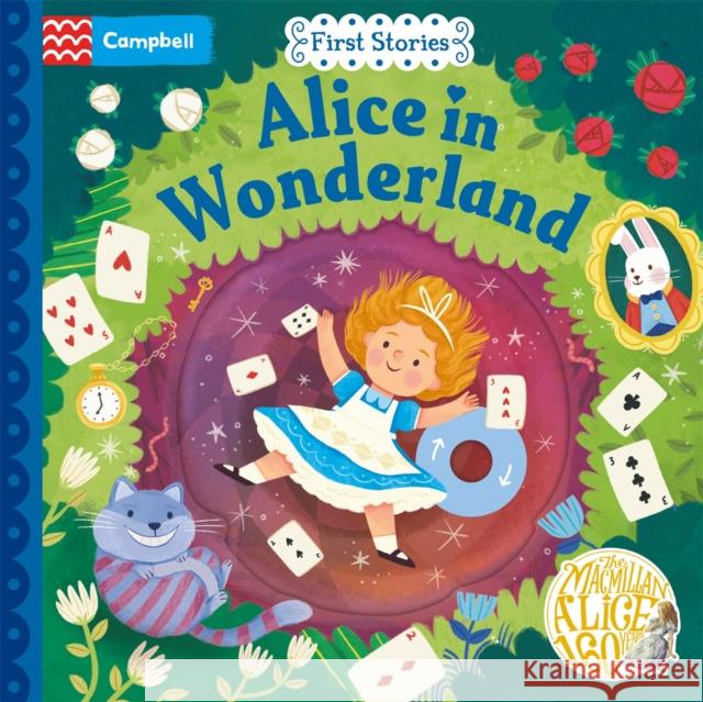 Alice in Wonderland: A Push, Pull, Slide Book Campbell Books 9781035054299 Pan Macmillan - książka