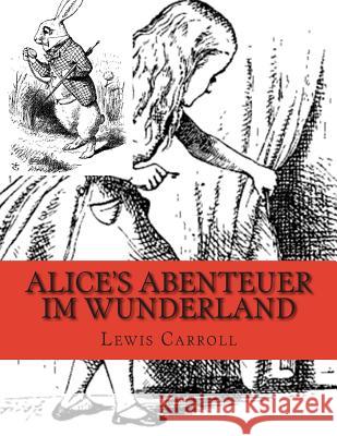 Alice's Abenteuer im Wunderland Carroll, Lewis 9781484119648 Createspace - książka