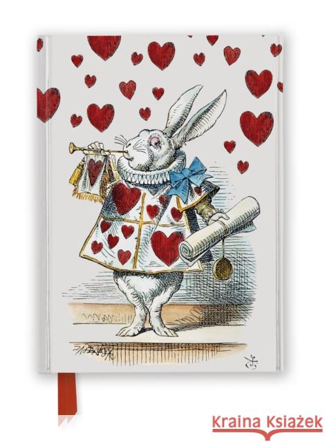Alice's Adventures in Wonderland: White Rabbit (Foiled Journal)  9781804172896 Flame Tree Publishing - książka