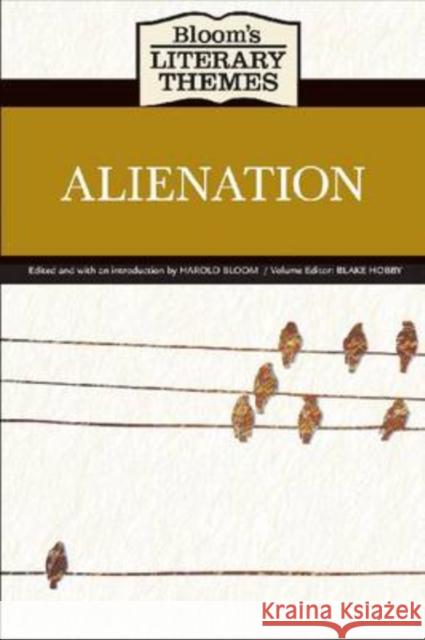 Alienation Harold Bloom 9780791097984 Chelsea House Publishers - książka