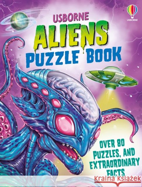 Aliens Puzzle Book Kirsteen Robson 9781835408506 Usborne Publishing Ltd - książka