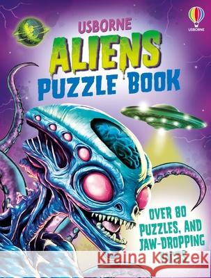 Aliens Puzzle Book Kirsteen Robson Gong Studios 9781836050636 Usborne Books - książka