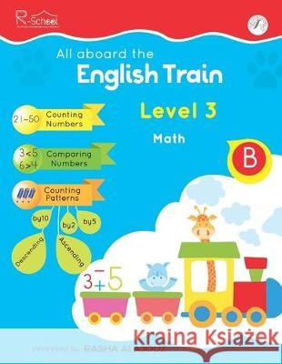 All Aboard The English Train: Level 3 - Math Rasha Alajou 9781698664613 Independently Published - książka
