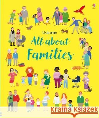 All about Families Felicity Brooks Mar Ferrero 9781805317241 Usborne Books - książka