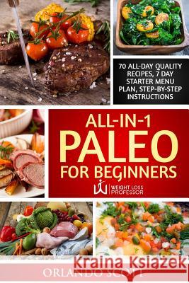 All In 1 Paleo For Beginners Professor, W. L. 9781535468930 Createspace Independent Publishing Platform - książka