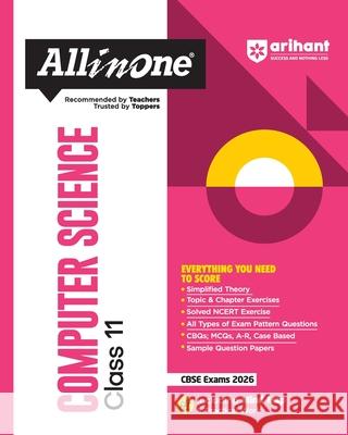 All In One Computer Science Class 11Th Neetu Gaikwad 9789368409434 Arihant Publication India Limited - książka