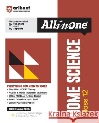 All in One Home Science 12th Neetu Yadav 9789368402046 Arihant Publication India Limited - książka