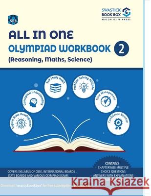 All in One Olympiad Workbook for Reasoning, Maths & Science - Class 2 Preeti Goel 9789389288834 Swastick Book Box - książka