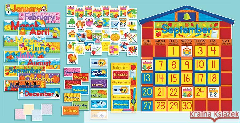 All-In-One Schoolhouse Calendar Scholastic 9780439394055 Scholastic Teaching Resources - książka