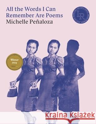 All the Words I Can Remember Are Poems Michelle Penaloza 9780892556274 Persea Books - książka