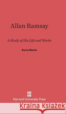 Allan Ramsay Burns Martin 9780674499706 Harvard University Press - książka