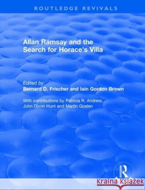 Allan Ramsay and the Search for Horace's Villa GORDON BROWN 9781138733275  - książka