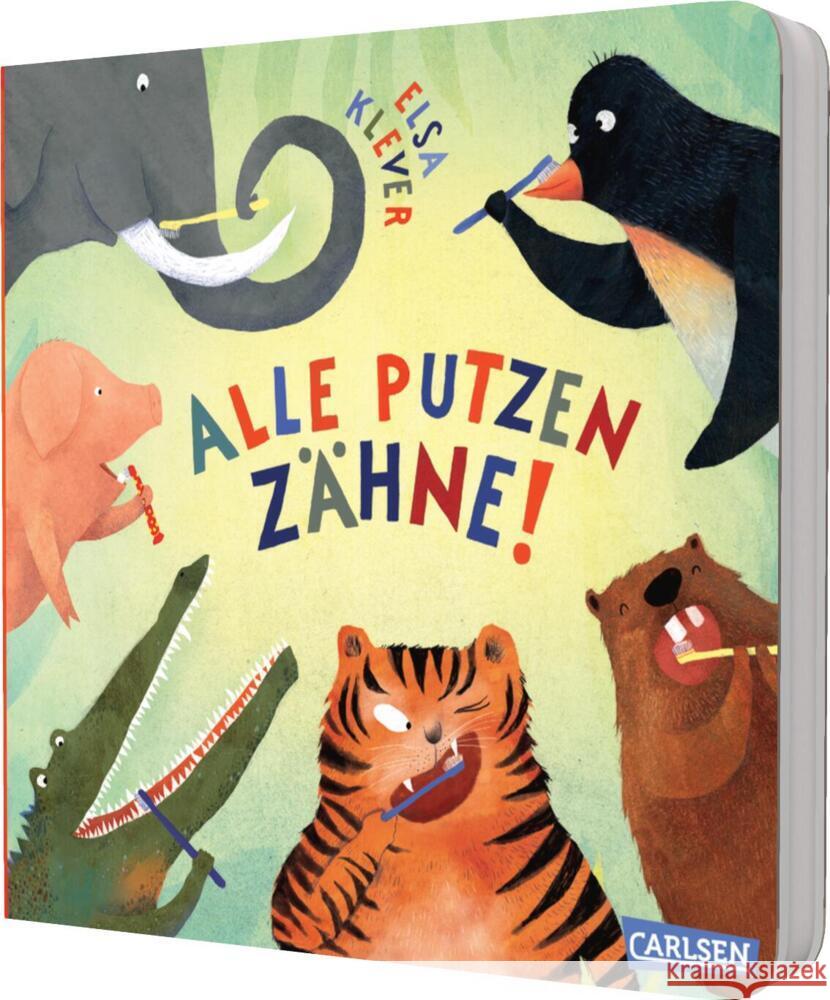Alle putzen Zähne! Klever, Elsa 9783551173478 Carlsen - książka