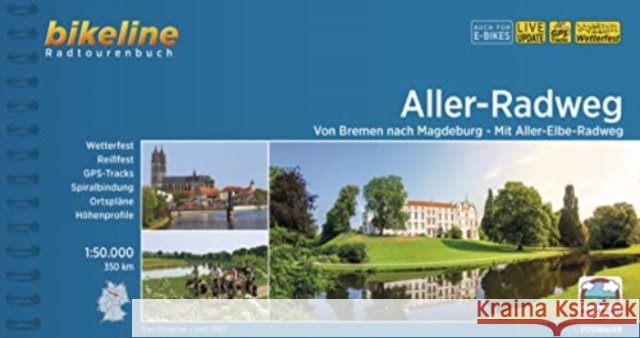 Aller Radweg von Bremen nach Magdeburg  9783711100979 Verlag Esterbauer - książka