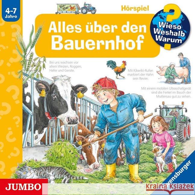 Alles über den Bauernhof, 1 Audio-CD : Hörspiel Erne, Andrea; Kreimeyer, Marion 9783833733963 Jumbo Neue Medien - książka