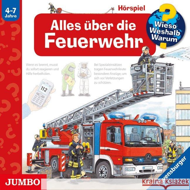 Alles über die Feuerwehr, Audio-CD  9783833728303 Jumbo Neue Medien - książka