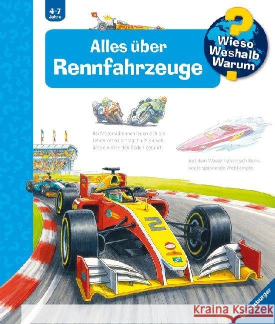 Alles über Rennfahrzeuge Gernhäuser, Susanne 9783473329373 Ravensburger Buchverlag - książka