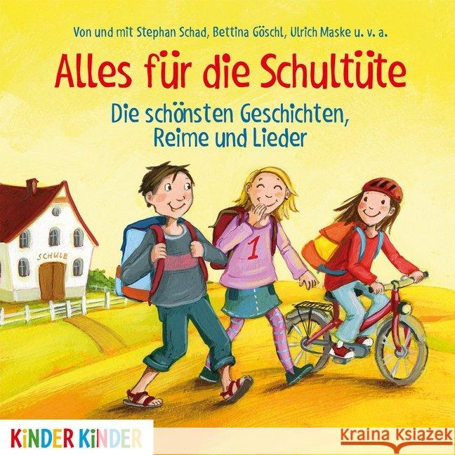 Alles für die Schultüte. Die schönsten Geschichten, Reime und Lieder, 1 Audio-CD : CD Standard Audio Format, Lesung  9783833738685 Jumbo Neue Medien - książka