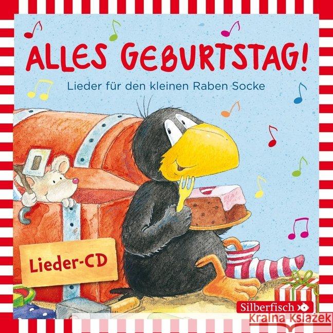 Alles Geburtstag!, 1 Audio-CD : Lieder für den kleinen Raben Socke  9783867427845 Silberfisch - książka