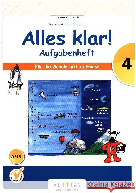 Alles klar! - 4. Schuljahr - Aufgabenheft : Für die Schule und zu Hause  9783710103414 Veritas - książka