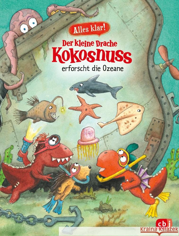 Alles klar! Der kleine Drache Kokosnuss erforscht die Ozeane Siegner, Ingo 9783570183137 cbj - książka