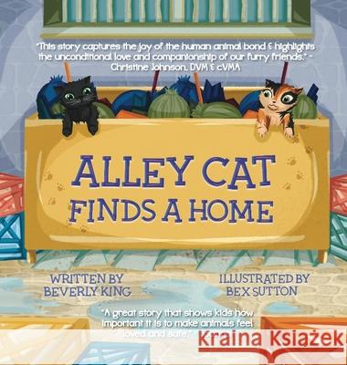 Alley Cat Finds A Home Beverly King Bex Sutton Nadara Merrill 9781735383651 Beverlyschildrensbooks - książka