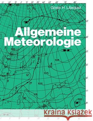 Allgemeine Meteorologie Gosta H. Liljequist 9783528035556 Springer - książka