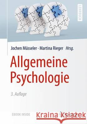 Allgemeine Psychologie Müsseler, Jochen 9783642538971 Springer - książka