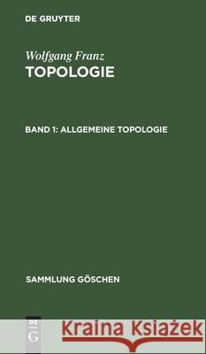 Allgemeine Topologie No Contributor 9783112416594 De Gruyter - książka